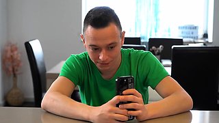 milf Shalina Devine catches stepson masturbating &