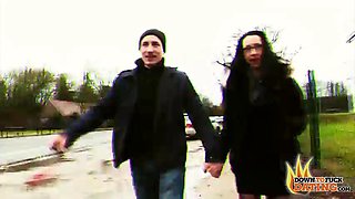 PublicSexDate - NERDY BRUNETTE MILF FUCKS AND SUCKS IN PUBLIC ON HER FIRST DATE: Porn