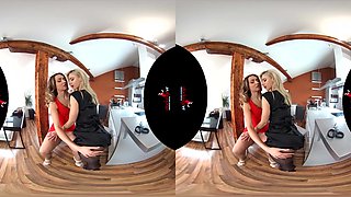 Pantyhosed Grip It And Rip It Nathaly Cherie And Victoria Puppy - Lesbian Fetish