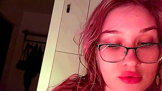 Wet and wild amateur seductress shows off amazing big tits