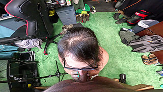 blue eyed teen asian gets massive facial from incredible blowjob