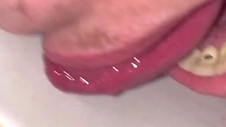 Licking Toilet Till Orgasm