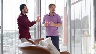 Adult Time - Horny Hotwife Scarlett Sage Swaps Husbands with Bestie Carlita Ray! Wild Group Fuck