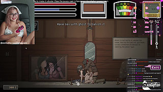Lewd Gamer Girl Gabbi Plays Lustful Spirit Hunt on Goon Live Stream