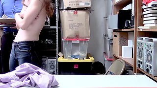 Cute blonde Izzy rough fucked by a cop