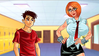College Days - Part 21 - Sexy Ebony Babe and Horny Girls by Loveskysanhentai