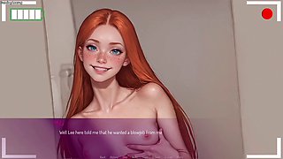 Horny wife fucked by a stranger in a public toilet and cheated on by her husband - 3D hentai animated porn - Mila AI