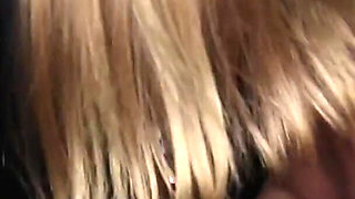 Gorgeous cougar Madison sucks 14 cocks in gloryhole