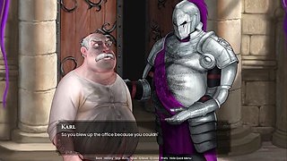 Anime adventure with big boobs and joystick action