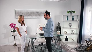 Oily foot fetish massage with Summer Vixen and Tommy Pistol