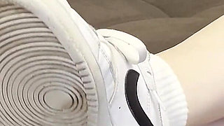 Mistress Nova - White Sneaker Tease