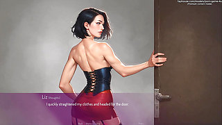 Mila Ai - Liz Got Horny When She Saw the Handsome Security Guard - Addont - by Porn Game 4u