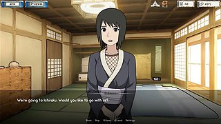Naruto trainer scene with Sakura