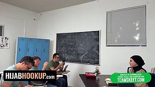 Today's assignment: form teams and get your cocks fellated by your tutor