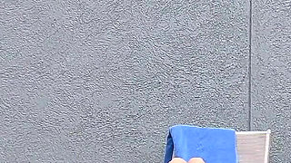 I Filmed My Famous Neighbor Sunbathing with Dental Floss on