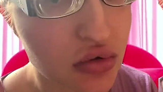 Asmr Bursting Bubblegum Bubbles - Asmr, Bubble Gum Fetish, Eye Glasses Fetish, Lip Fetish