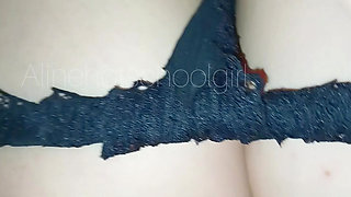 BIG ASS AND NYMPHOMANIAC. TEEN OPENS HER BUTTOCKS FOR HER BOYFRIEND WHILE HER PARENTS ARE AWAY