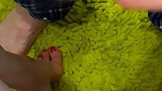 Hubby Cleanup MILF's Cum Covered Pussy After Kitchen Sex and Cumkiss and More