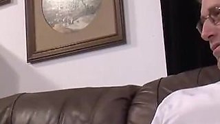 Horny blonde go crazy over big cock