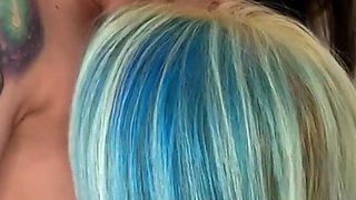 Double Sided Dildo Play for Livie Blainn and Sinn Sage