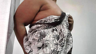 Trans Nonbinary Touching Herself