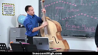 Innocenthigh- adorable redhead (dollie leigh) screws her professor