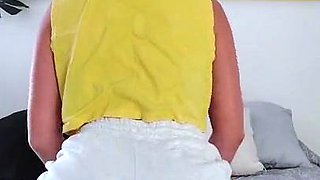 Naughty amateur teen has a voyeur fetish