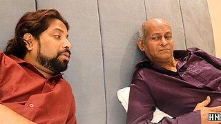 Old Father in Law and Step Son Hardcore Sex with Her Step Daughter Foursome Desi Video