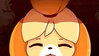 Isabelle Blowjob (furry Sex)