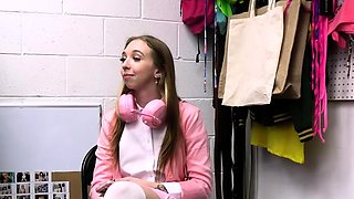 Petite thief returns and gets fucked again as a dirty slut
