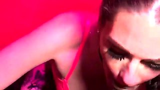 Sexy Slut Gives A Big Cock A Blowjob In The Car