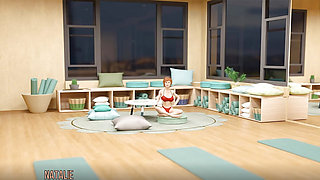 University Of Problems 51 - Very Provocative Yoga Lesson By MissKitty2K