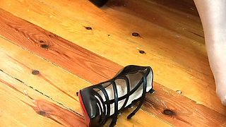 Slave Doll Aaruna Diary 31 (electric Butt Plug, Stocking Feet, Chastity Belt)