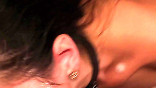 Submissive Slut Fucked in Mouth Rought with CIM