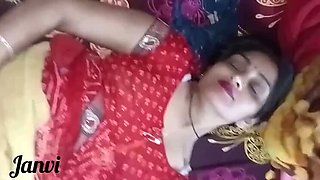 Janvibhabhii Indian Hot Girl Fucks Boyfriend Behind Husband - Full HD Hindi Sex