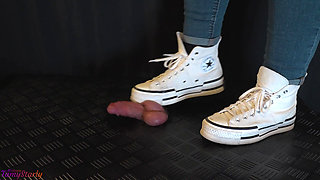 Girlfriend Converse Demolition - Cock Balls Crush Trample, Shoejob, Bootjob, CBT, Ballbusting, Trampling, Stomping