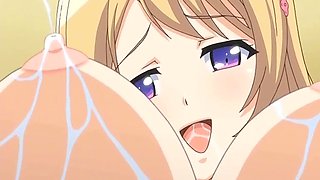 Japanese hentai bigboobs gets squirting milk and wetpussy fucking