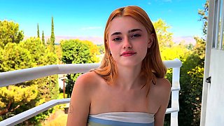 Redhead Teen's Wild Public Fuck Playground Adventure