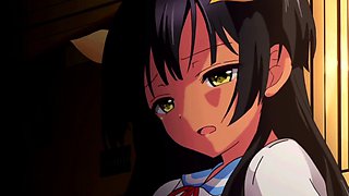 Hentai chick enjoys anal sex at the gym