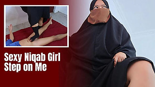 Hijab Stepsister Footjob with Cum on Socks - Minokiiko Amateur Asian MILF