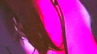 Sexy MILF Plays with Pierced Boobs