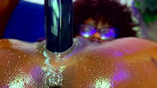 Hot Black Maid Does Some Webcam Black and Ebony