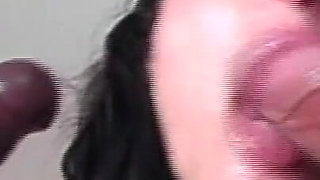 Beautiful Horny MILF Ass Fucked and Cummed in Mouth by Two Monster Cocks Black and White
