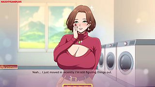 Fucked The MILF Neighbor While Her Husband Is Not Home, She Cheated On Her Husband With a Huge Cock - MILF Neighbor 01