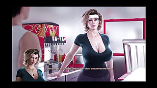 He fuck his stepmom in kitchen and cum on her