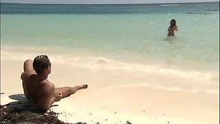 Roberta Gemma - Roberta Missoni has sex on the beach, upscaled to 4K