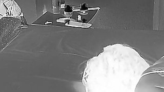 Slut on Her Knees Eating Cock Drooling Full of Saliva