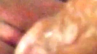 Filling the Naughty Pussy With Milk