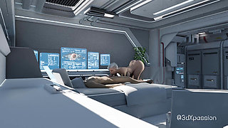 Nexus-3: in My Orbit. Sexy Busty Blonde Has Best Sex in a Space Station
