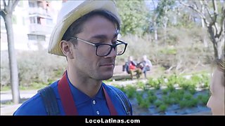 Hot blonde Big Ass brazilian screws tourist spanish